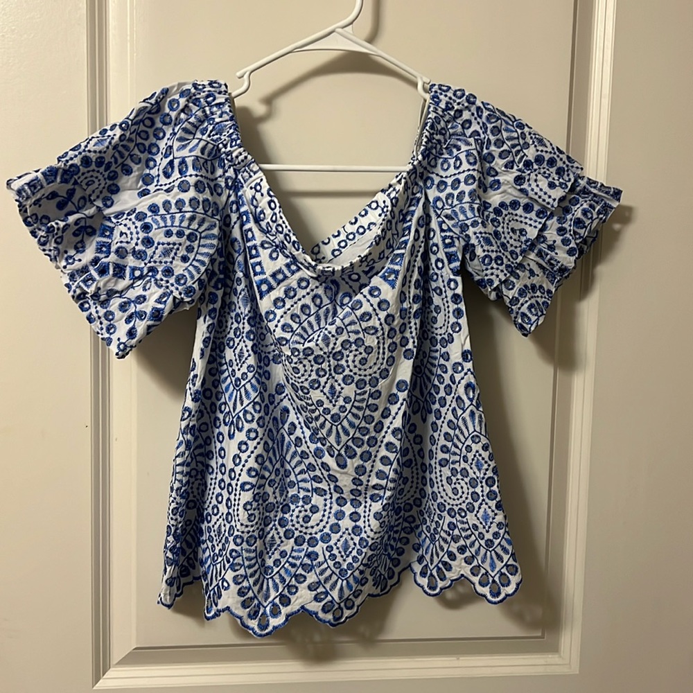 Lilly Pulitzer off the shoulder top